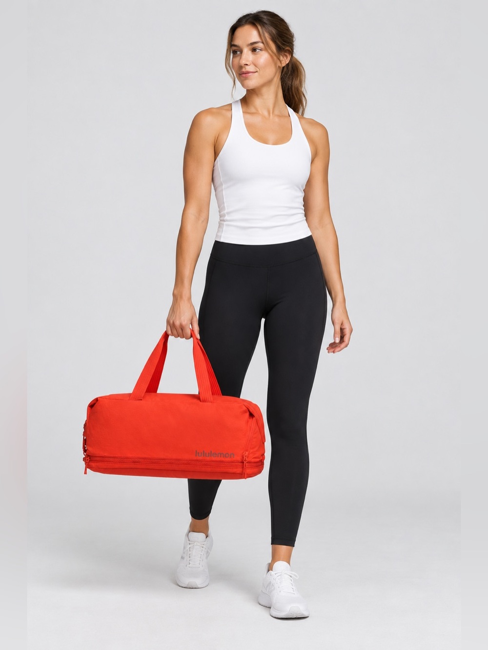 #724 NWT Lululemon 3-in-1 Gym Duffle Bag 30L Cherry Ember Cranberry Charm